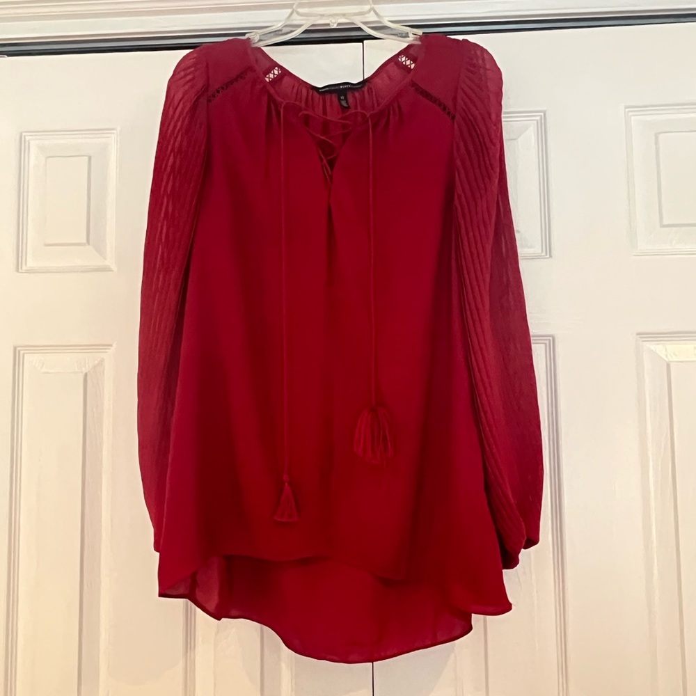 Like New Wine Colored White House Black Market Blouse
